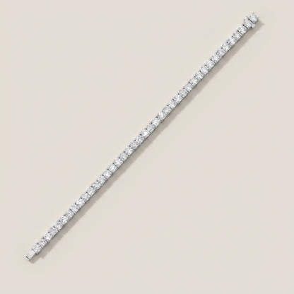 3CT Round Cut Lab Grown Diamond Tennis Bracelet