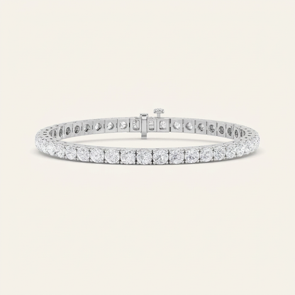10.25CT Round Cut Lab Grown Diamond Tennis Bracelet