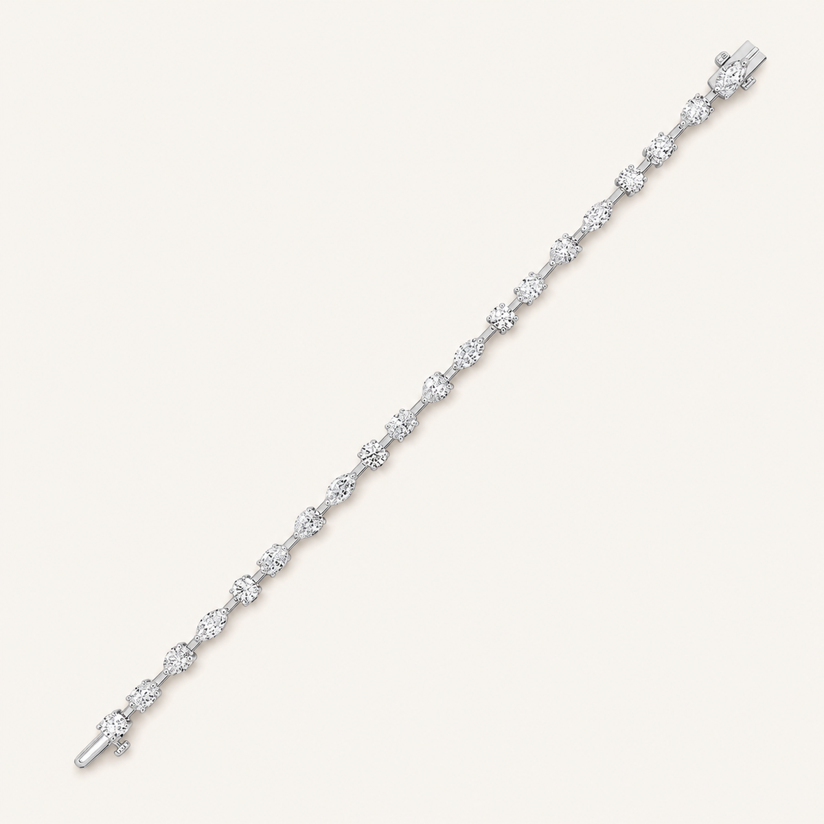7CT Multistone Lab Grown Diamond Tennis Bracelet