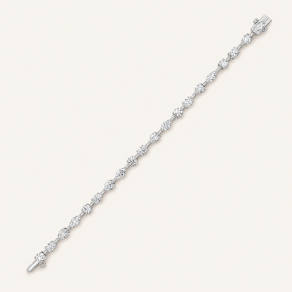 7CT Multistone Lab Grown Diamond Tennis Bracelet
