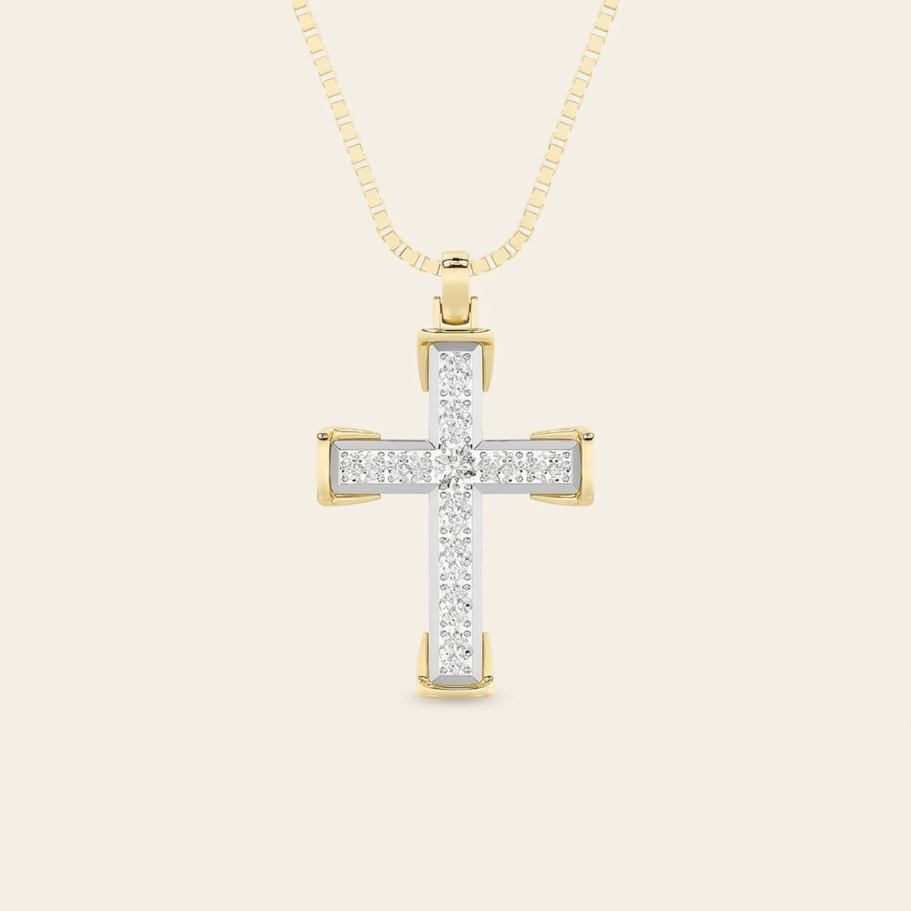 3CT Pear Cut Lab Grown Diamond Pendant Necklace