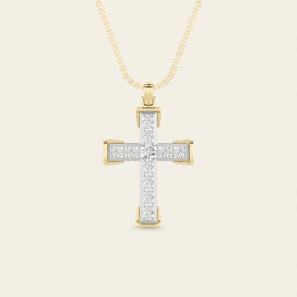 3CT Pear Cut Lab Grown Diamond Pendant Necklace