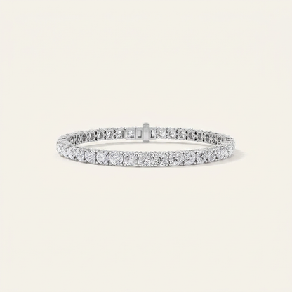 13CT Round Cut Lab Grown Diamond Tennis Bracelet