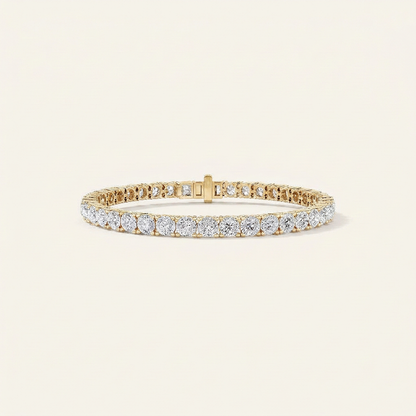 8CT Round Cut Lab Grown Diamond Tennis Bracelet
