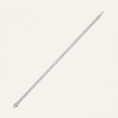 7CT Oval Cut Lab Grown Diamond Tennis Bracelet