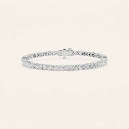 5CT Round Cut Lab Grown Diamond Tennis Bracelet