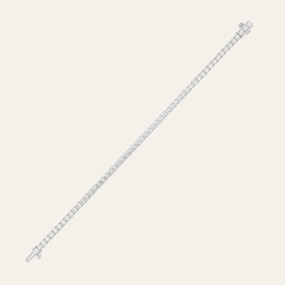 6CT Round Cut Lab Grown Diamond Tennis Bracelet