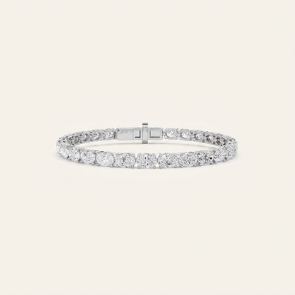 15CT Round Cut Lab Grown Diamond Tennis Bracelet