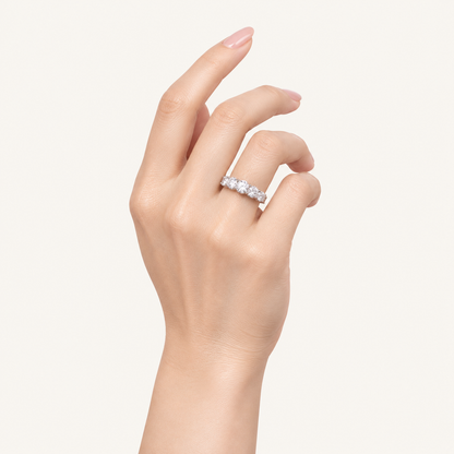 1CT Round Cut Lab Grown Diamond Enhancers Rings