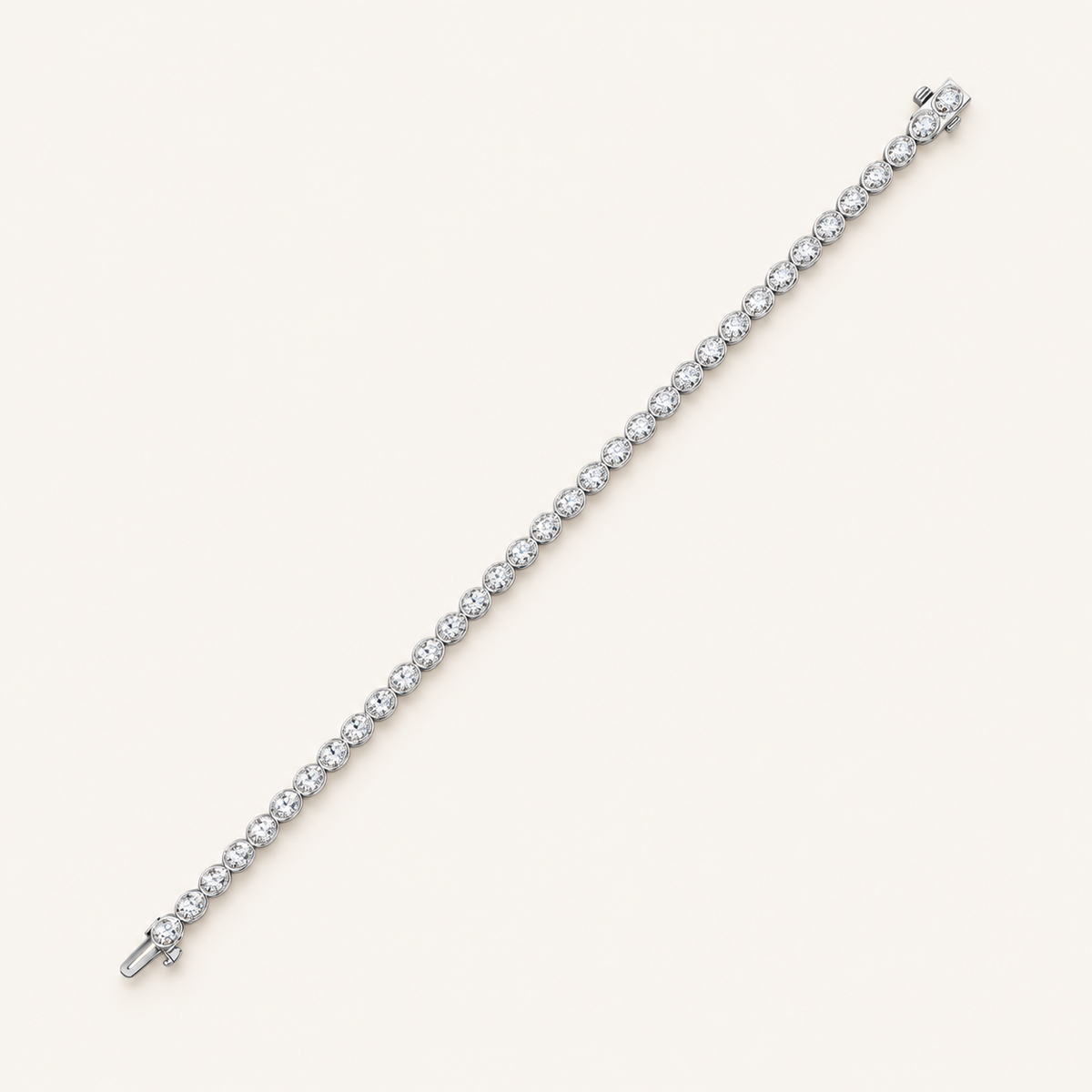 5CT Oval Cut Lab Grown Diamond Tennis Bracelet