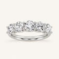 1CT Round Cut Lab Grown Diamond Enhancers Rings