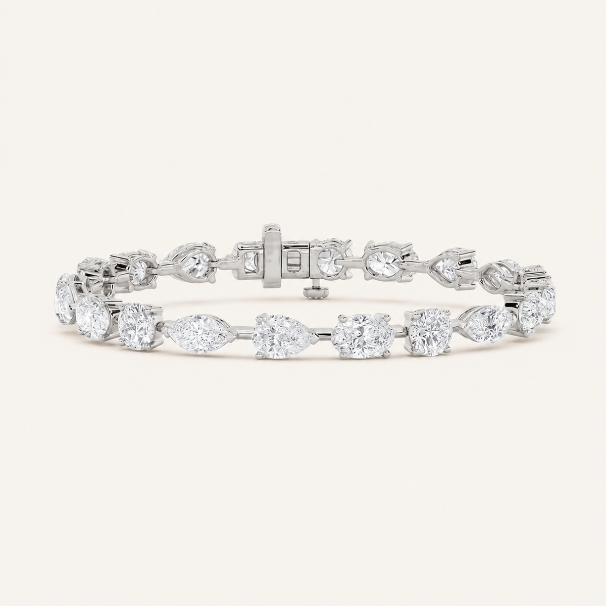 7CT Multistone Lab Grown Diamond Tennis Bracelet