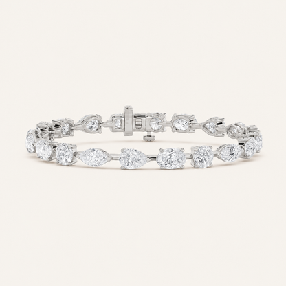 7CT Multistone Lab Grown Diamond Tennis Bracelet