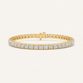 10CT Round Cut Lab Grown Diamond Tennis Bracelet