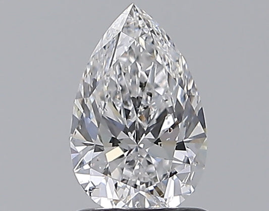 1.00CT PEAR SI2 D WH
