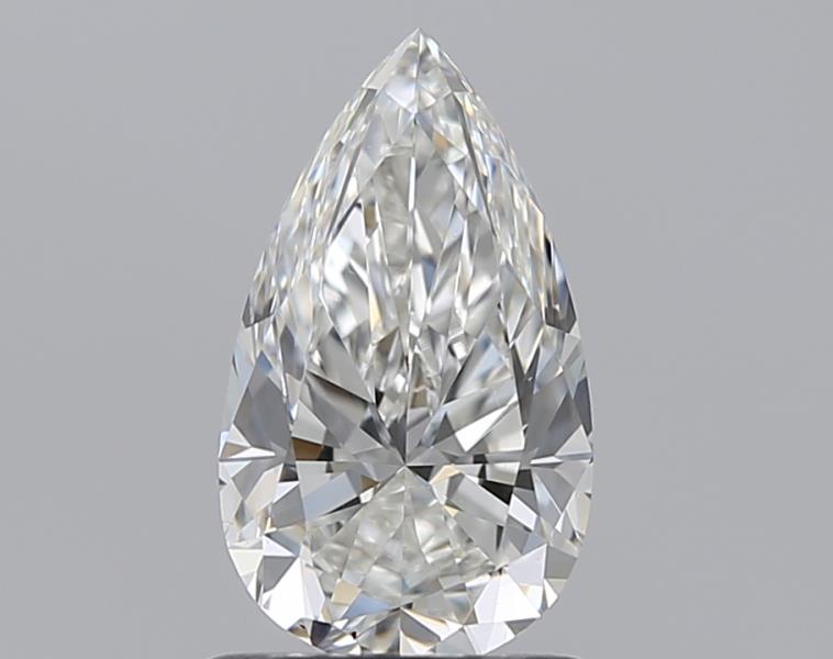 1.01CT PEAR SI1 G WH