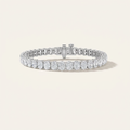 16.5CT Oval Cut Lab Grown Diamond Tennis Bracelet