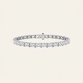 21CT Radiant Cut Lab Grown Diamond East West Tennis Bracelet