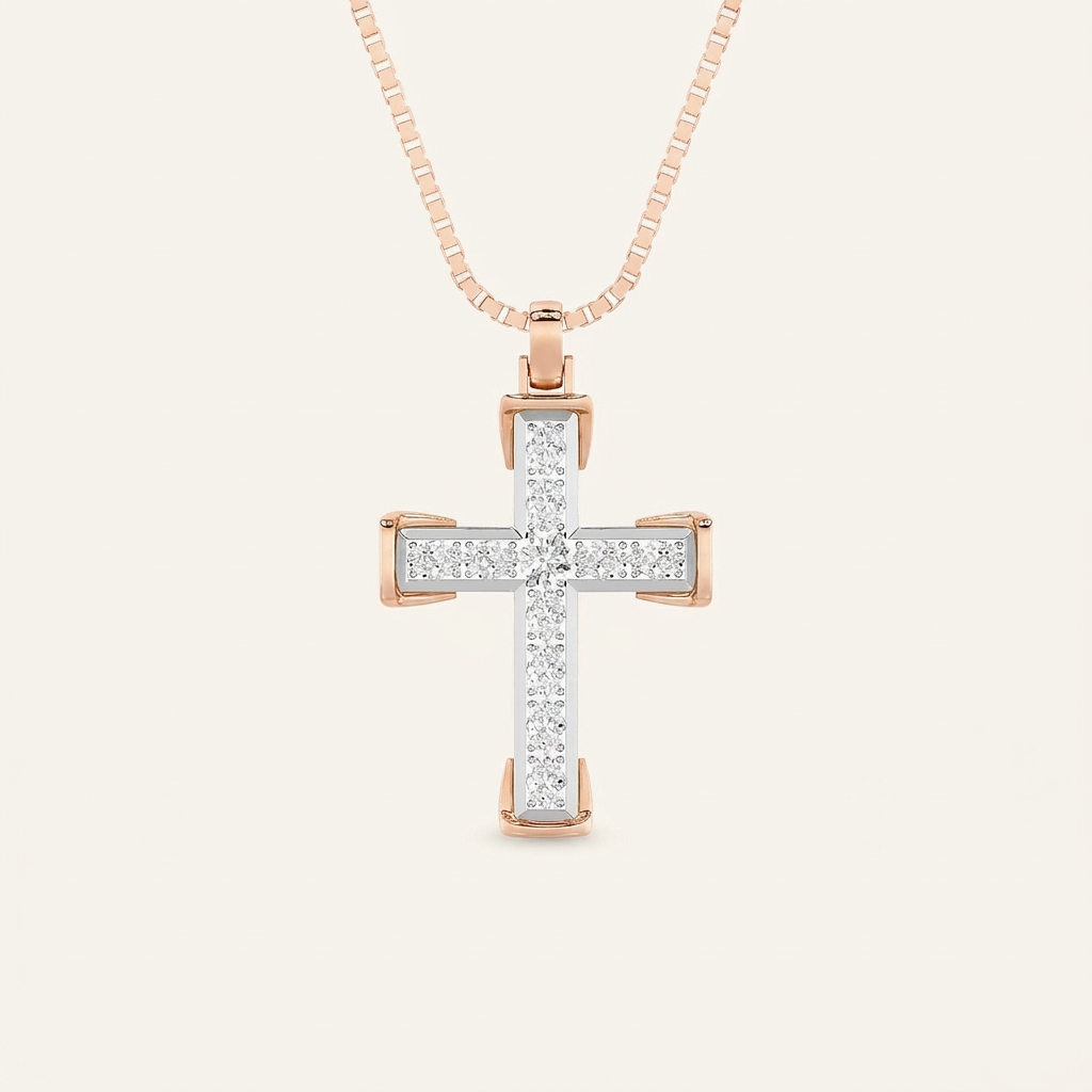 3CT Pear Cut Lab Grown Diamond Pendant Necklace