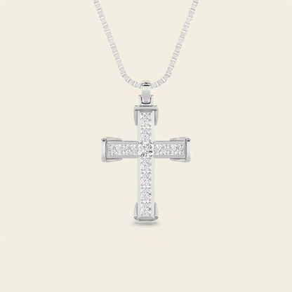 3CT Pear Cut Lab Grown Diamond Pendant Necklace