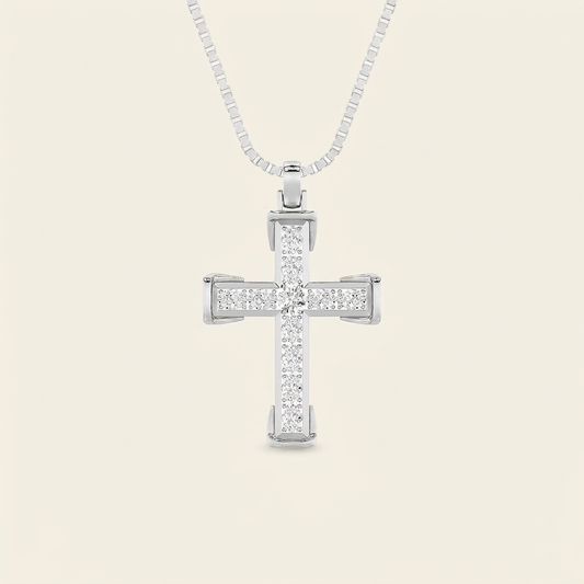 3CT Pear Cut Lab Grown Diamond Pendant Necklace