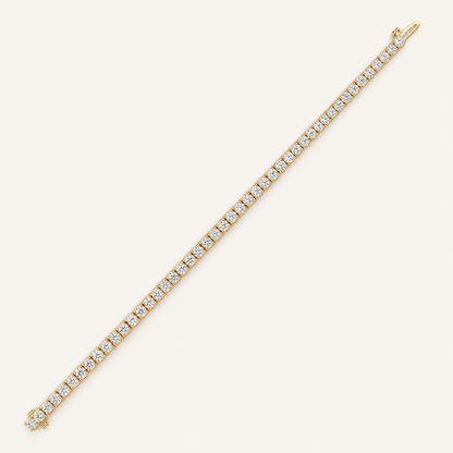 10CT Round Cut Lab Grown Diamond Tennis Bracelet