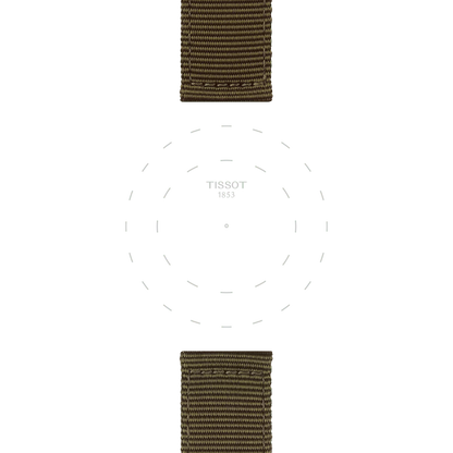 Tissot Official Khaki Fabric Strap Lugs 22 mm 3