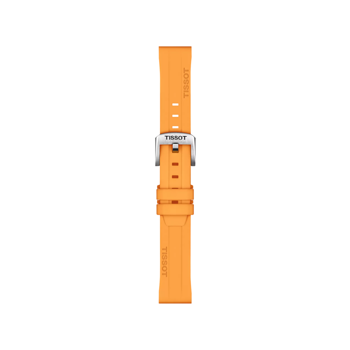 Tissot Official Orange Silicone Strap Lugs 18 mm 1