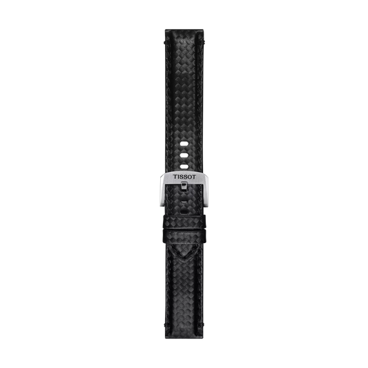 Tissot Official Black Fabric Strap Lugs 20 mm 1