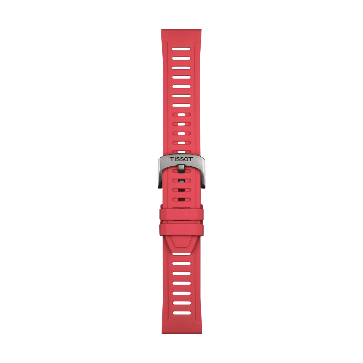 Tissot Official Red Silicone Strap Lugs 21 mm 1