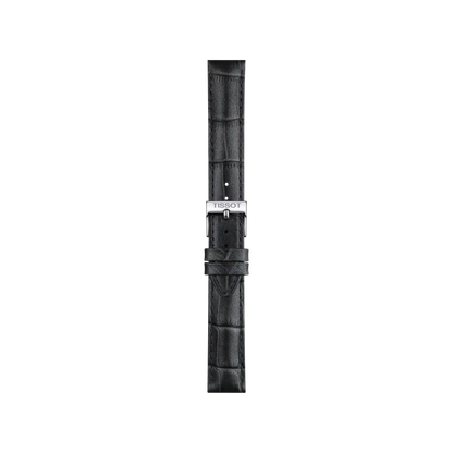Tissot Official Grey Leather Strap Lugs 16 mm 1