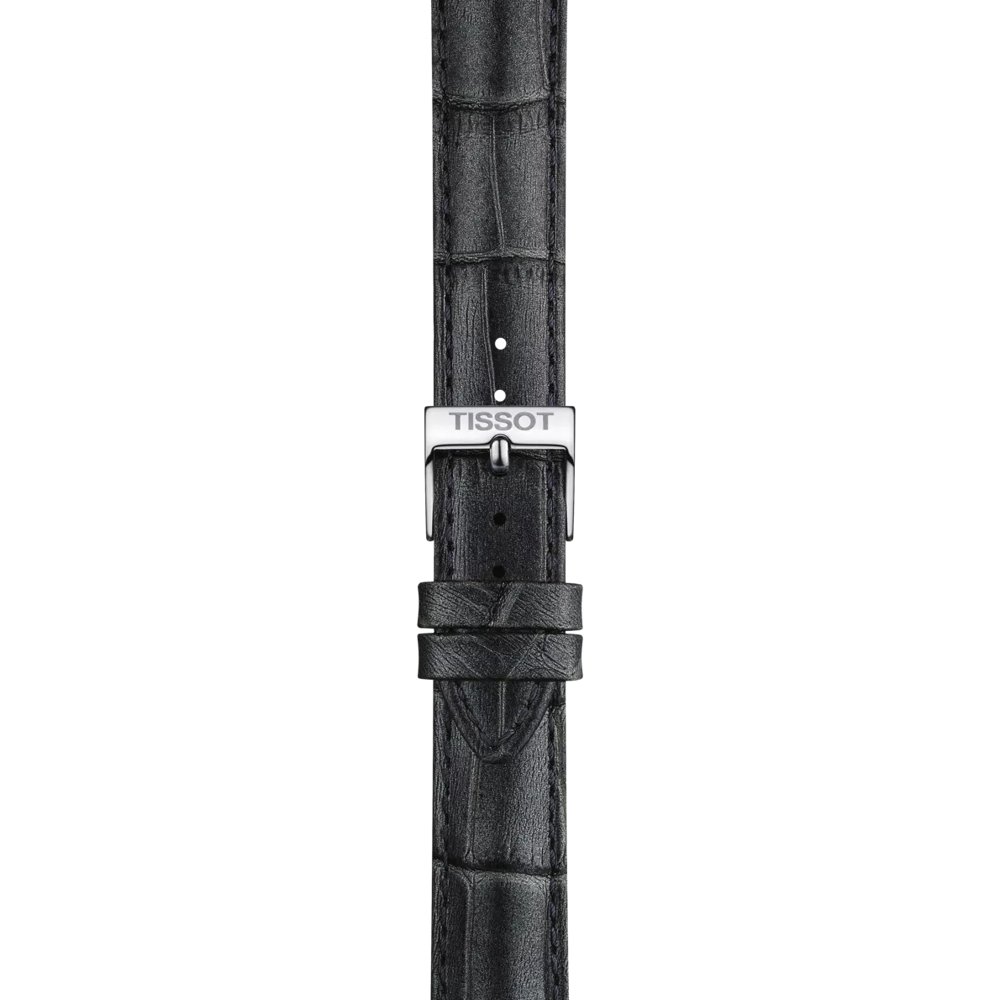 Tissot Official Grey Leather Strap Lugs 16 mm 2
