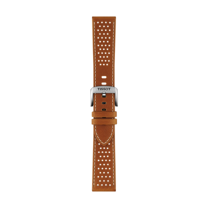 Tissot Official Light Brown Leather Strap Lugs 22mm 1