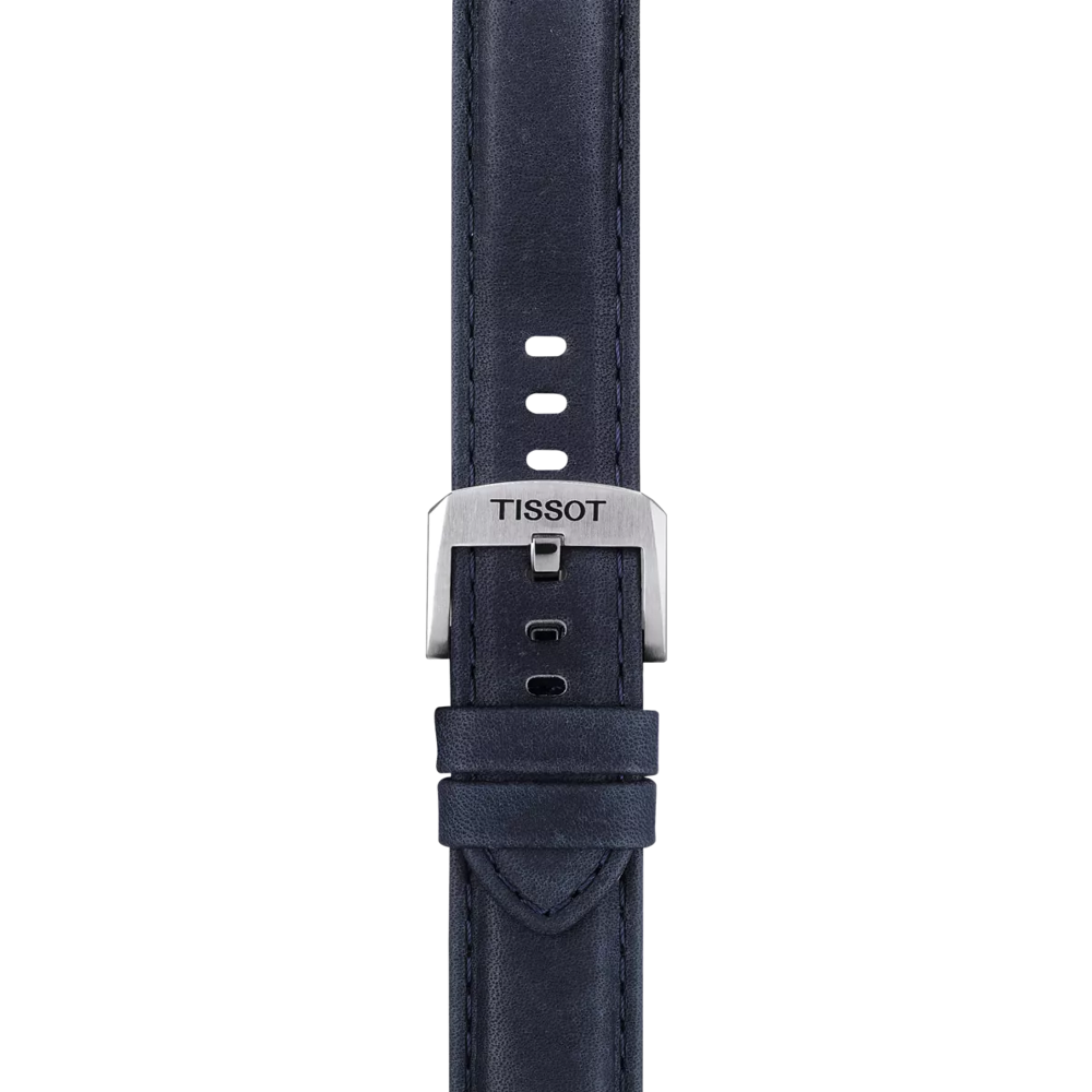 Tissot Official Blue Leather Strap Lugs 20 mm 2