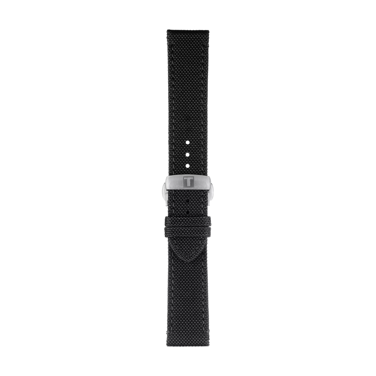 Tissot Official Black Fabric Strap Lugs 21 mm 1