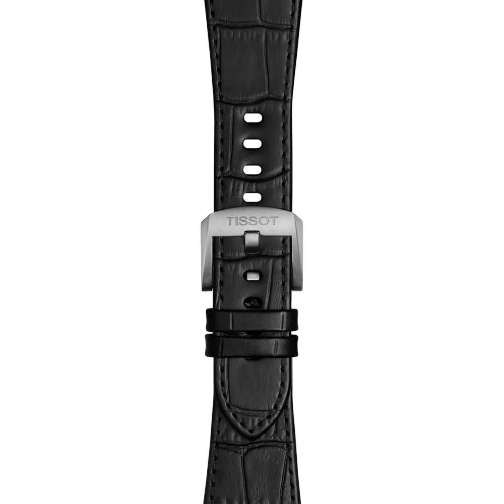 Tissot Official Black PRX 42mm leather strap 2