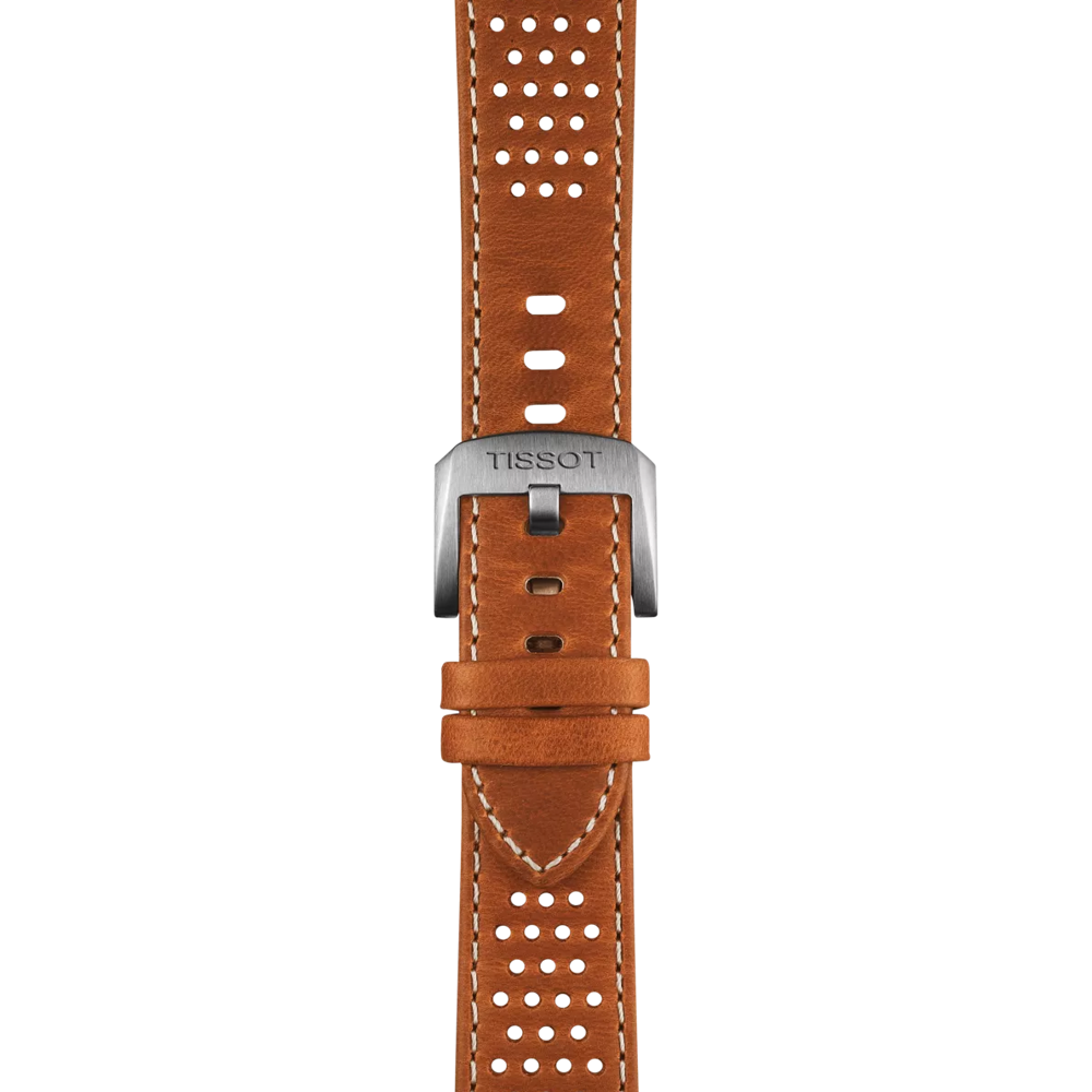 Tissot Official Light Brown Leather Strap Lugs 20 mm 2