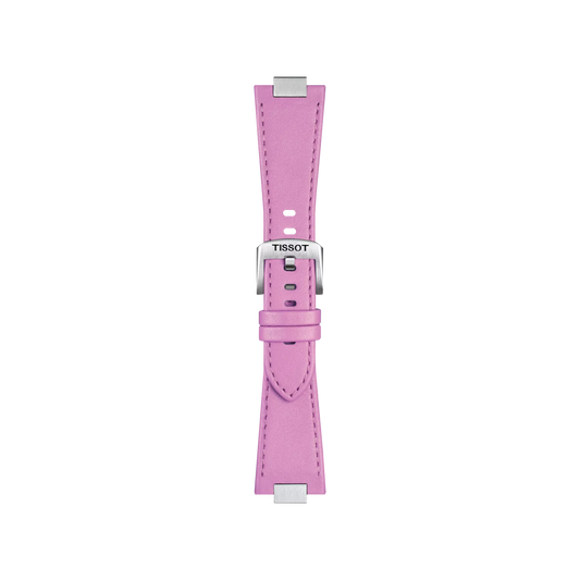 Tissot Official Pink PRX 35mm Leather Strap 1