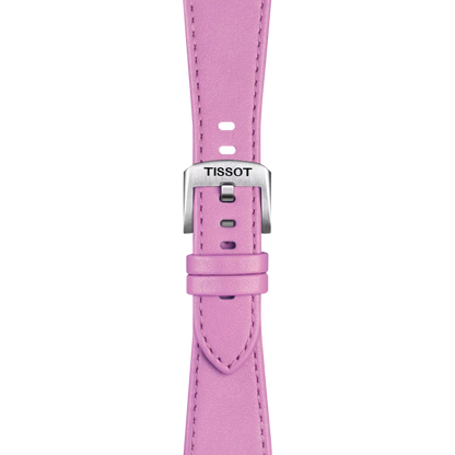Tissot Official Pink PRX 35mm Leather Strap 2
