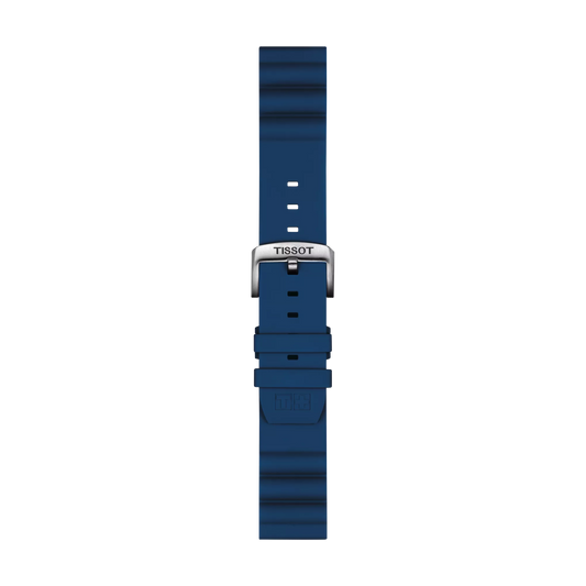 Tissot Official Blue Silicone Strap Lugs 22 mm 1