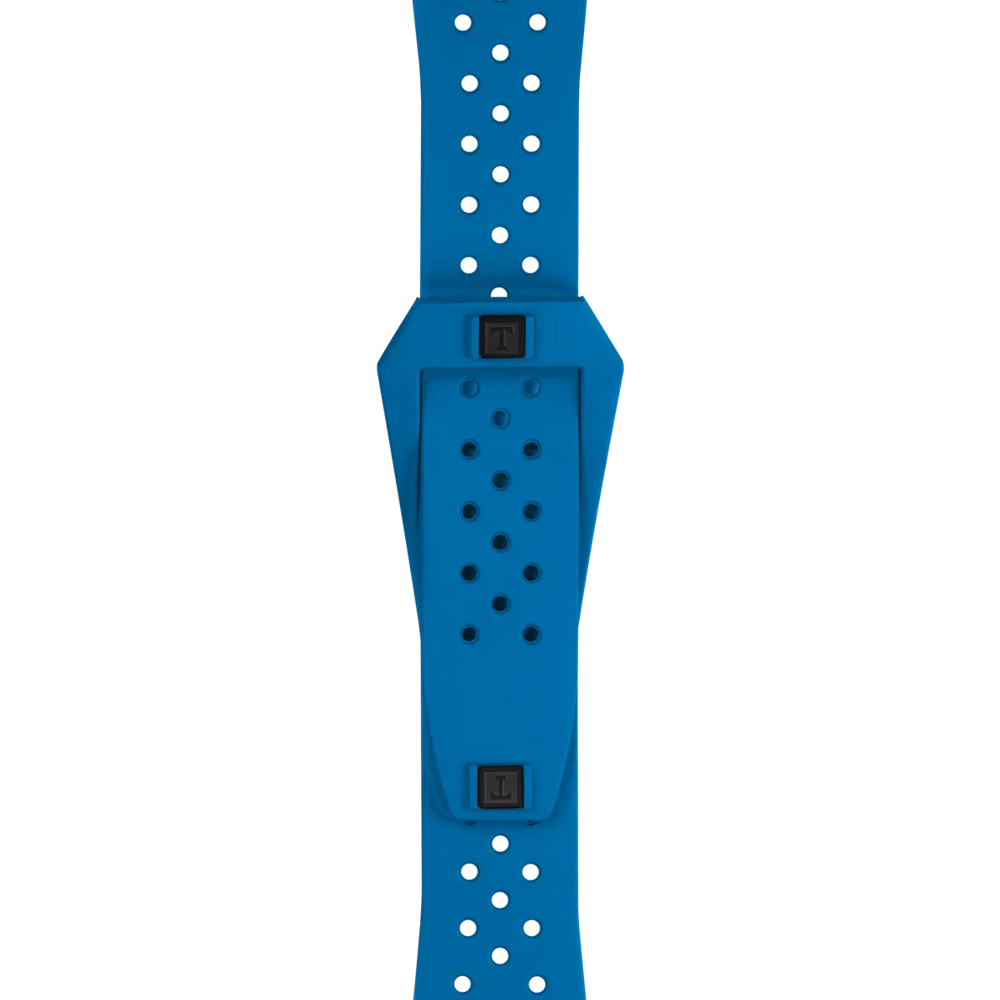 Tissot Official Blue Sideral Rubber Strap 2