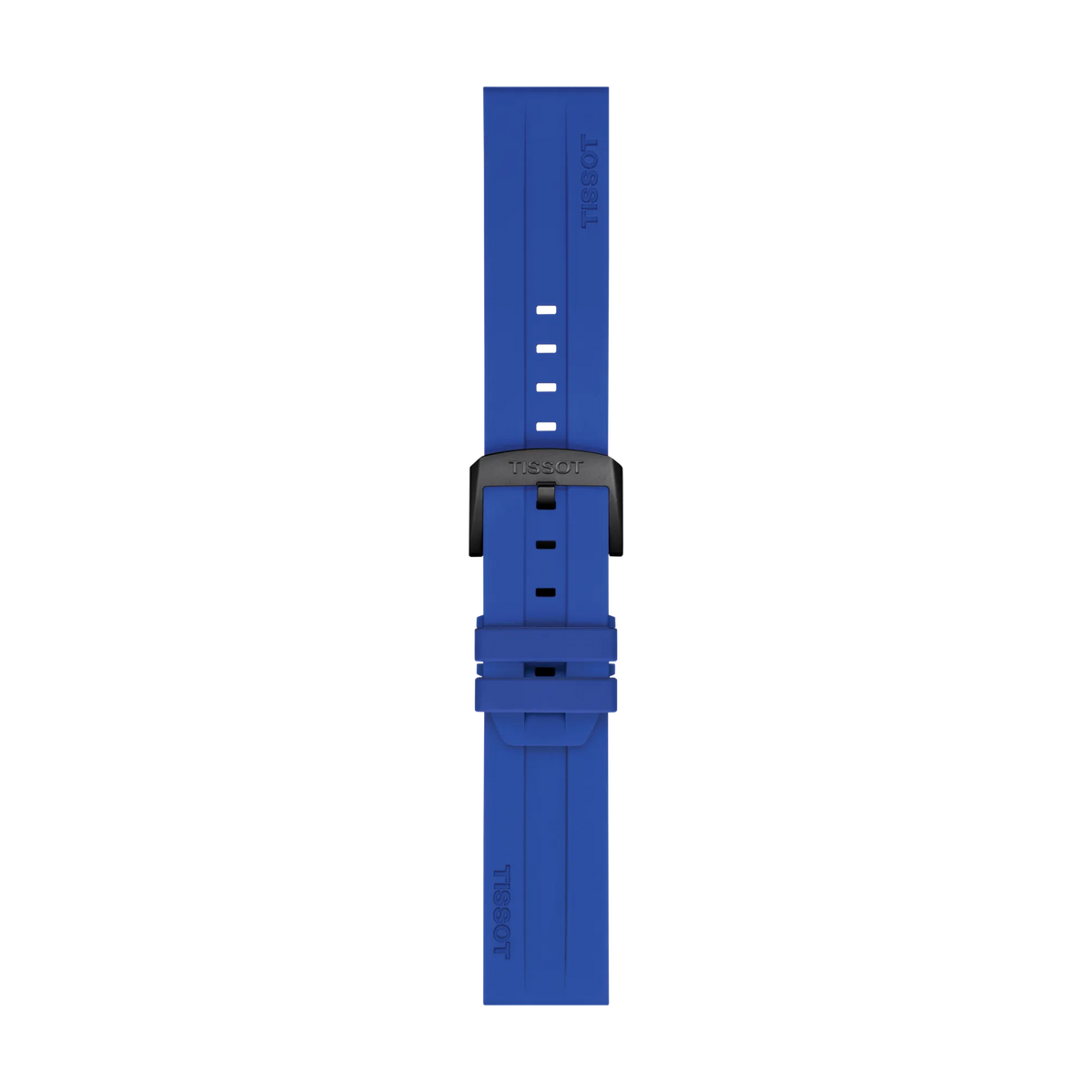 Tissot Official Blue Silicone Strap Lugs 22mm 1