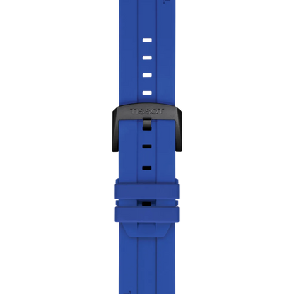 Tissot Official Blue Silicone Strap Lugs 22mm 2