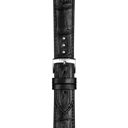Tissot Official Black Leather Strap Lugs 20 mm 2