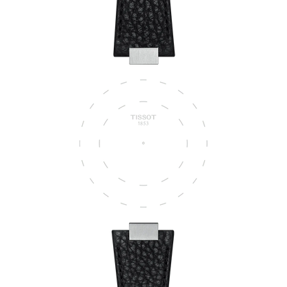 Tissot Official Black PRX 35mm Leather Strap 3