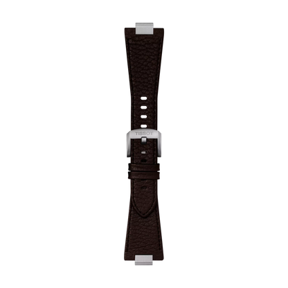 Tissot Official Brown PRX 40mm Leather Strap With Steel Endpiece 1