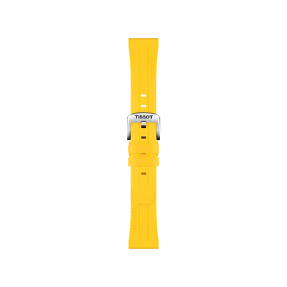 Tissot Official Yellow Silicone Strap Lugs 20 mm 1