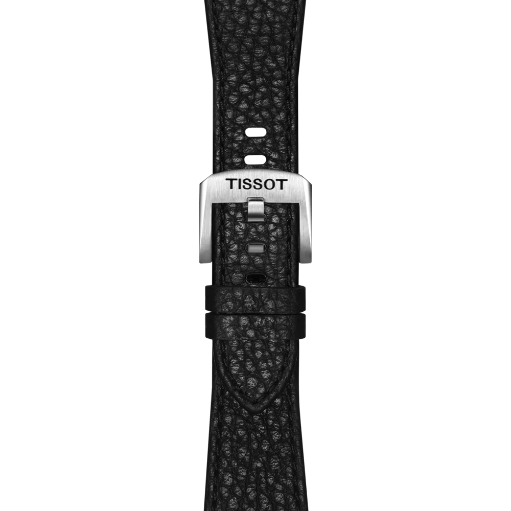 Tissot Official Black PRX 35mm Leather Strap 2