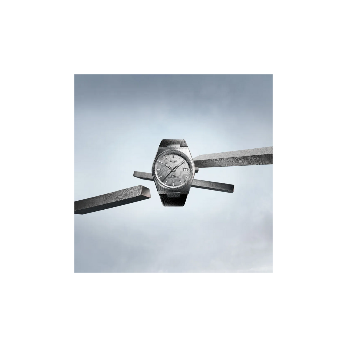 Tissot PRX Damascus Steel 38mm 9
