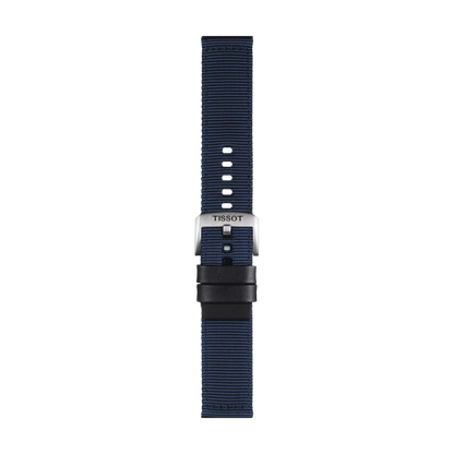Tissot Official Blue Fabric Strap Lugs 22 mm 1